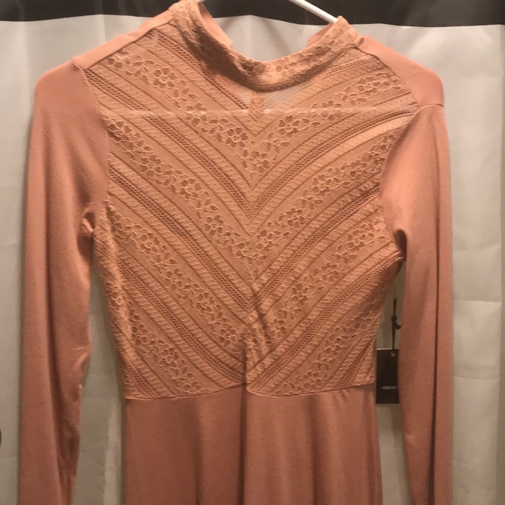 Dusty pink dress!
